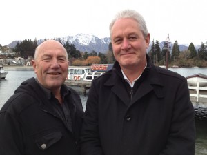 Tony Robertson (left) and Grant Hattaway