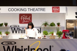 Julie Le Clerc at the Food Show