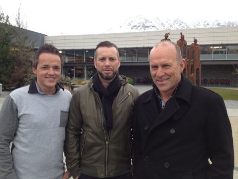 Part of the Airspresso Queenstown crew: Justin Bird, Craig Macfarlane and Jim Hickey.