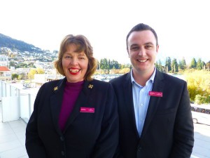 Fiona Lawson and Guy Robinson at Crowne Plaza Queenstown