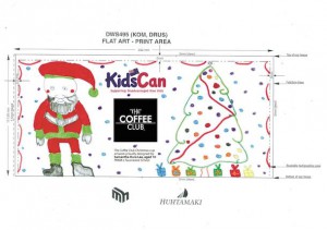 Kids Can Colouring In Competition (1st) - LRGE TAKEAWAY CUP