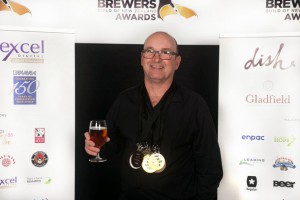 Moa's Head Brewer David Nicholls at Brewers' Guild of NZ Awards 2015