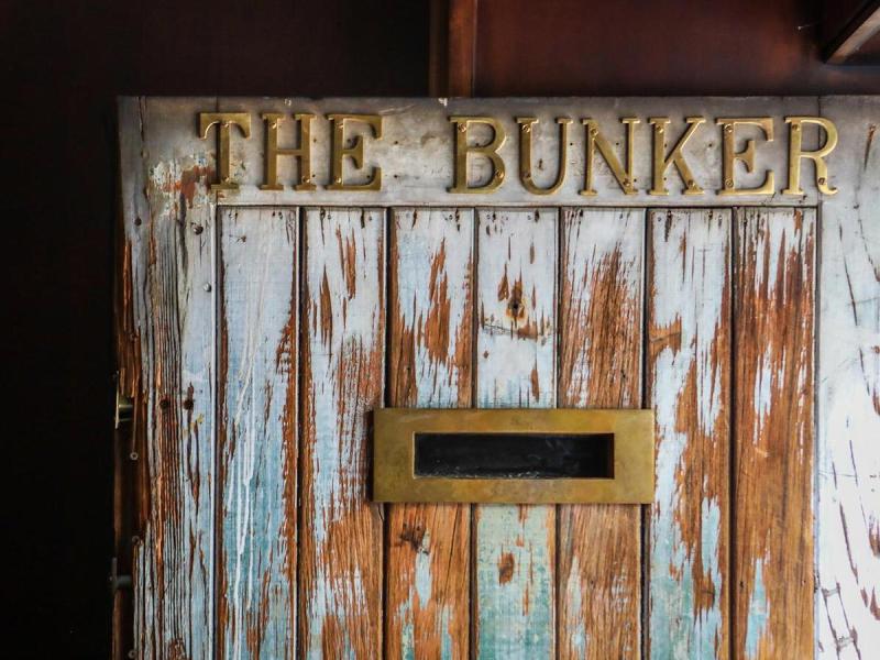 The Bunker’s famous secret wooden door now serves as a fire exit.